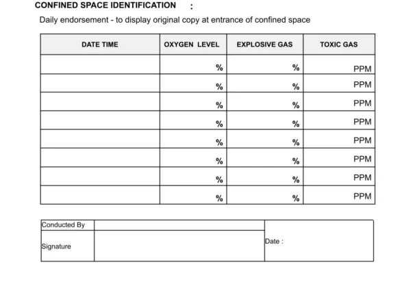 Air Monitoring Checklist – Company C